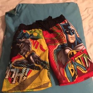 Batman swim trunks